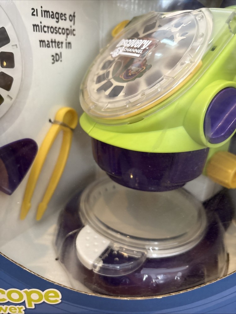 Discovery Kids View Master Microscope And 3-D Viewer -Vintage - New