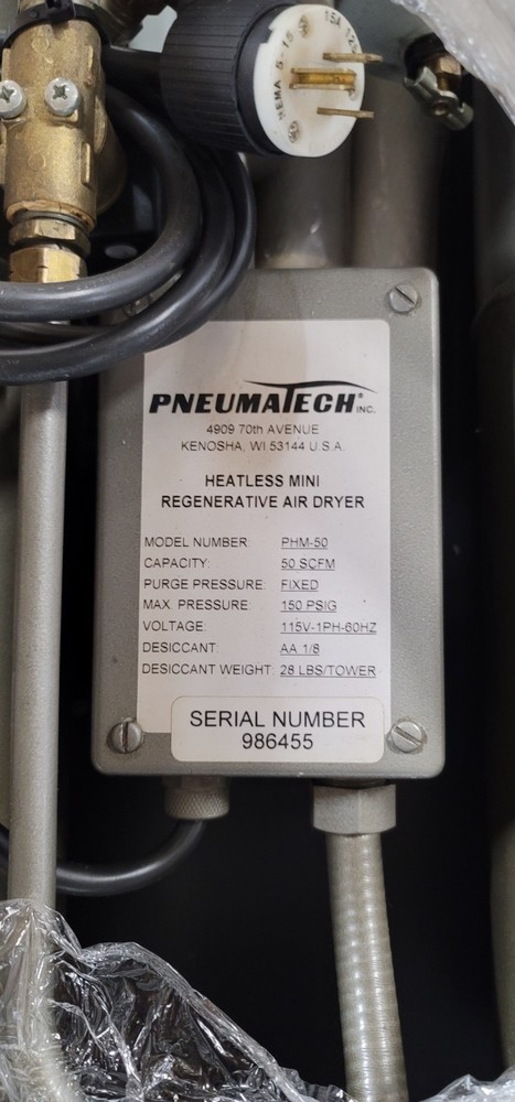 Pneumatech air dryer PHM-50. TWO UNITS
