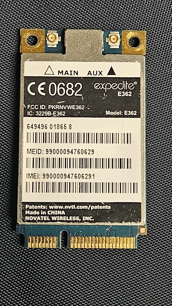 Wireless Card OWRYPD E362 Novatel Wireless, Cellular Wireless Card