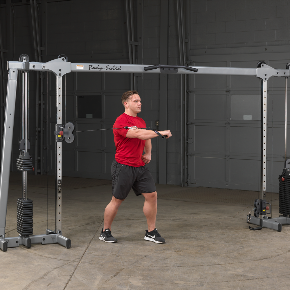 Body Solid Deluxe Cable Crossover GDCC250 Selectorized Home Gym Exercise Station