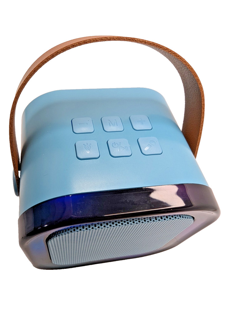 Colorful Сompact Karaoke System. Wireless microphone.