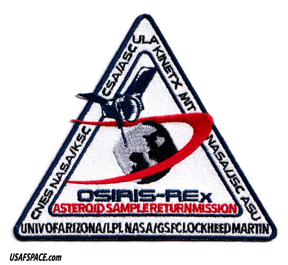 OSIRIS-REX-ASTEROID SAMPLE RETURN MISSION-CNES-NASA-ULA-SPACE Mission PATCH
