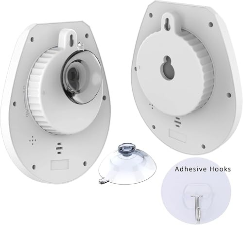 Shower Timer Clock Waterproof, Digital Bathroom Kitchen Wall Clock with LCD
