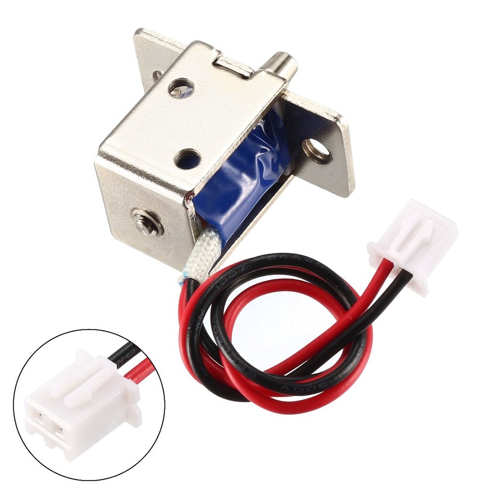 1Pcs DC 12V 0.54A 4.5mm Mini Electromagnetic Solenoid Lock Push Pull Type