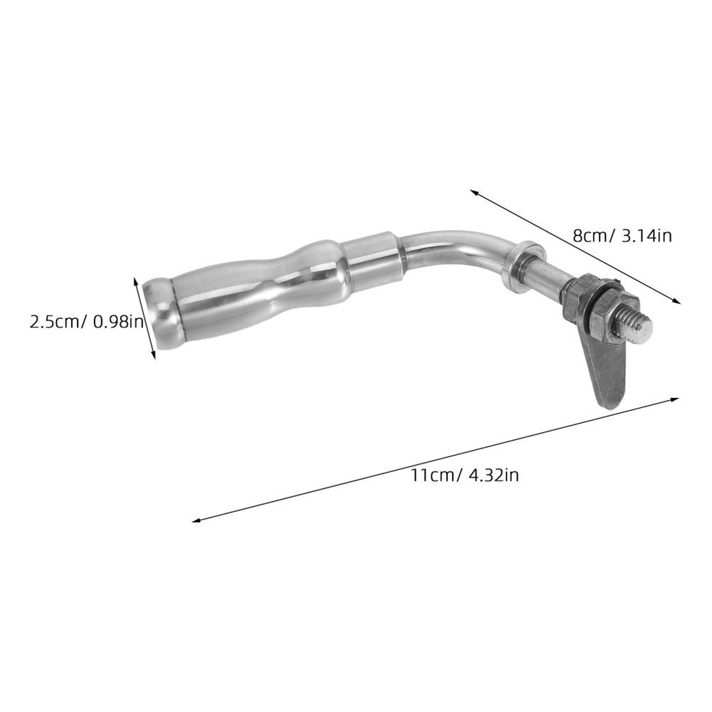 Indoor Fireplace Tools Damper Handle Small Utility Pull Modern Handles