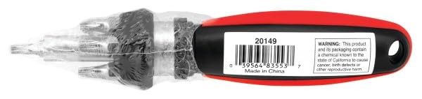 Performance Tool 20149 Ratcheting Screwdriver with Ergonomic Handle Silver