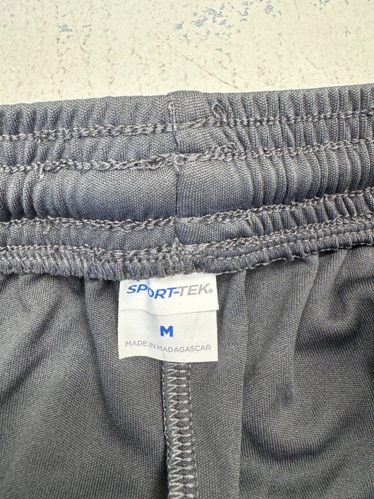 Sport Tek Solid Light Gray Drawstring Athletic Shorts Unisex Adults Size Medium