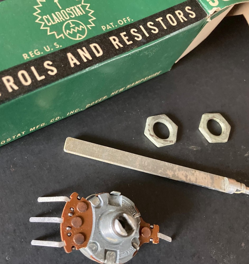 Clarostat A47F3 Switch Control With Original Box And Instructions