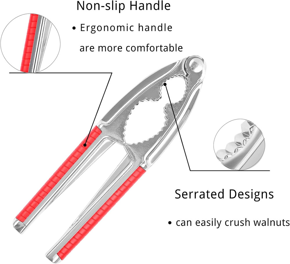 Nut Crackers Walnut Cracker Heavy Duty Shell Cracker Seafood Cracker Walnut Open