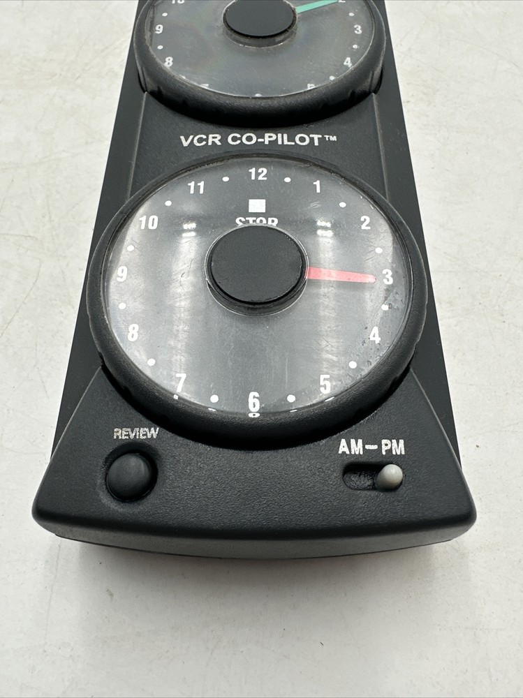 Original VCR Co-Pilot Remote Program & Record VHS Remote Control Tested Works!