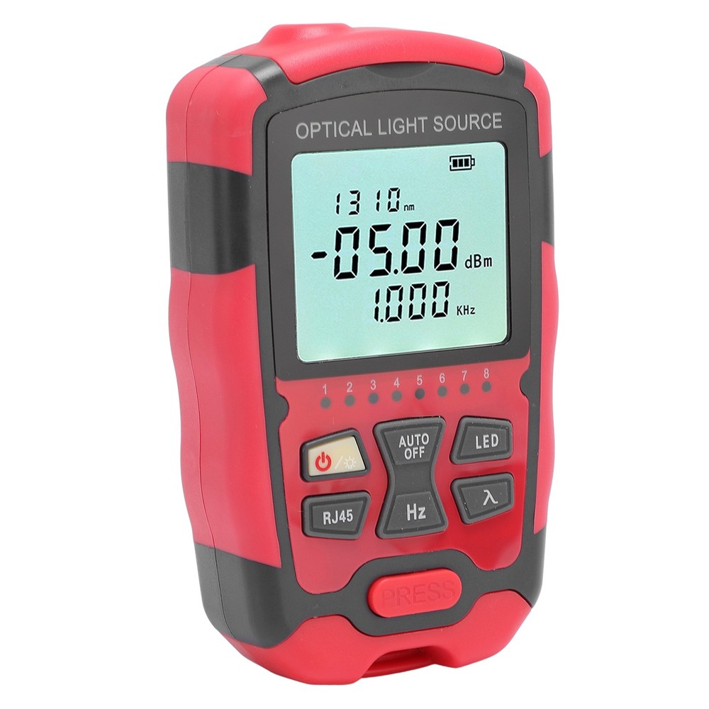 Fiber Optic Light Source 1550nm SC FC Interface RJ45 Test Optical Light Source