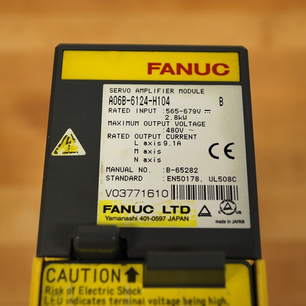 Fanuc A06B-6124-H104 Servo Amplifier Module - USED