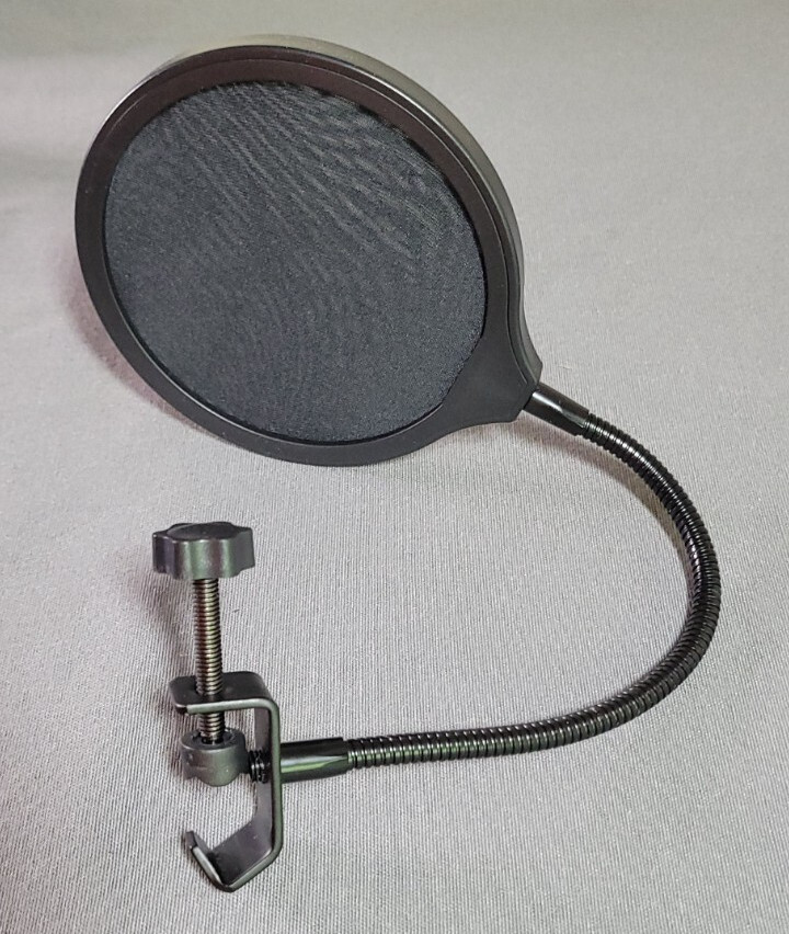 SwaykTech Studio Recording Microphone Isolation Shield with Pop Filter and Metal