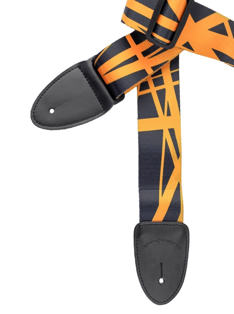 Walker & Williams TS-85 Orange & Black Guitar Strap