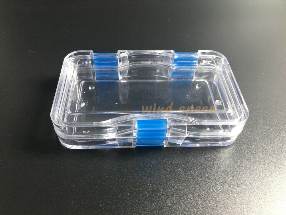Acrylic Hinged Display Box Storage Plastic Jewelry Membrane Case Retainer Boxes
