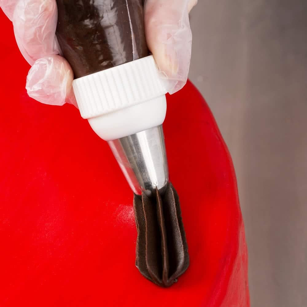 #856 Deep Closed Star Pastry Tip - Stainless Steel