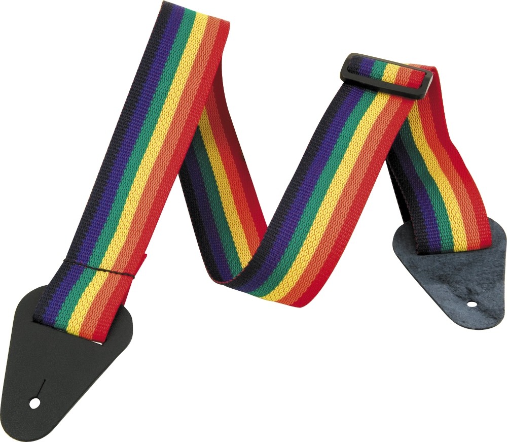 Perri's 2" Nylon Guitar Strap Rainbow