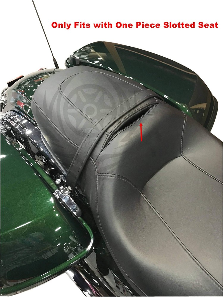 Adjustable Plugin Driver Rider Backrest Custom Kit for Harley Electra Glides ...