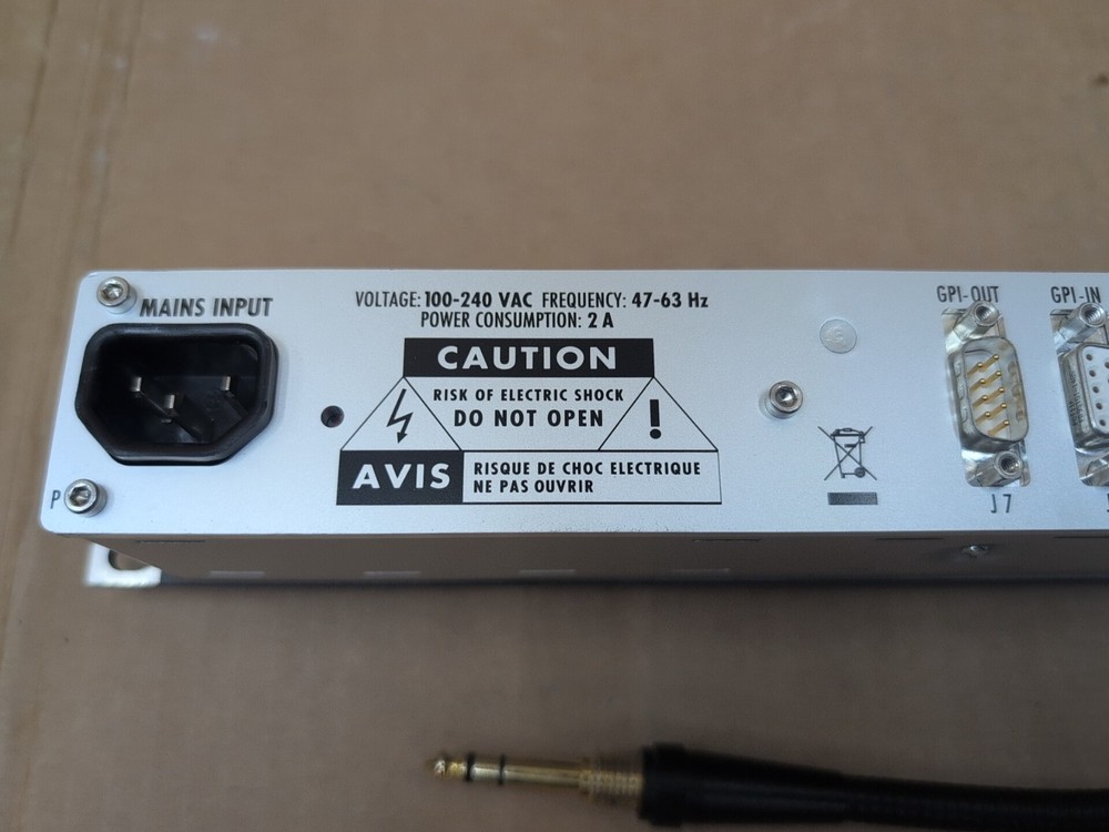 RIEDEL ARTIST RCP1012E INTERCOM PANEL WITH MICROPHONE