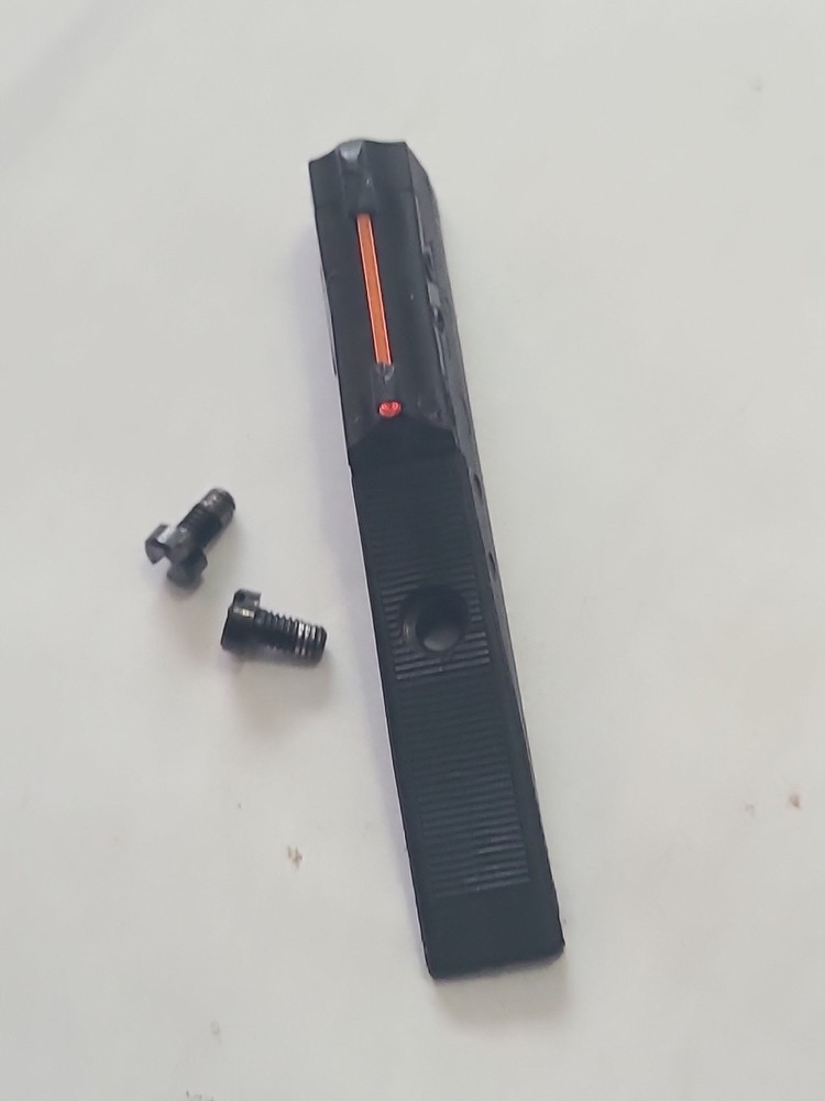 Traditions Buckstalker Muzzleloader FRONT Sight With Screws RED Fiber Optic