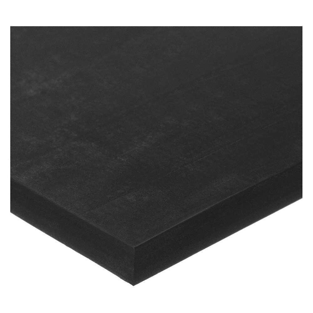 GRAINGER APPROVED BULK-RS-E70MIL-9 EPDM Sheet,70A,36"x12"x1/32",Black 2UNY2