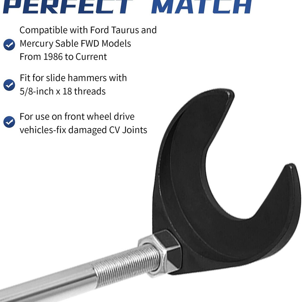 48mm Axle Removal Tool CV Joint Puller Slide Hammer Adapter Front Wheel Drive