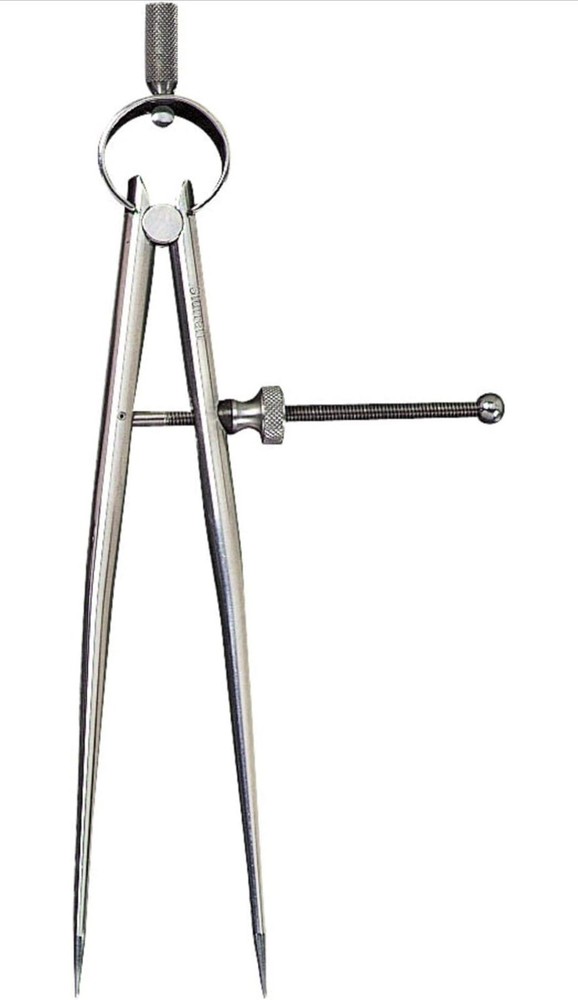 Starrett Toolmakers Spring-Type Caliper and Divider with Bow Spring