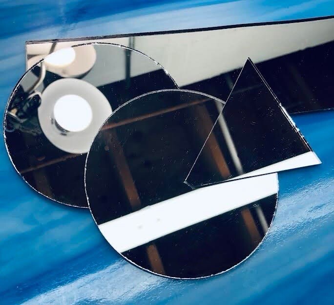 5 5/8” Round Replacement Mirror, Hand Cut, Custom Cut