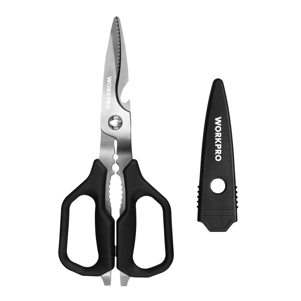WORKPRO Heavy Duty Kitchen Scissors All Purpose Kitchen Shears Detachable Blades