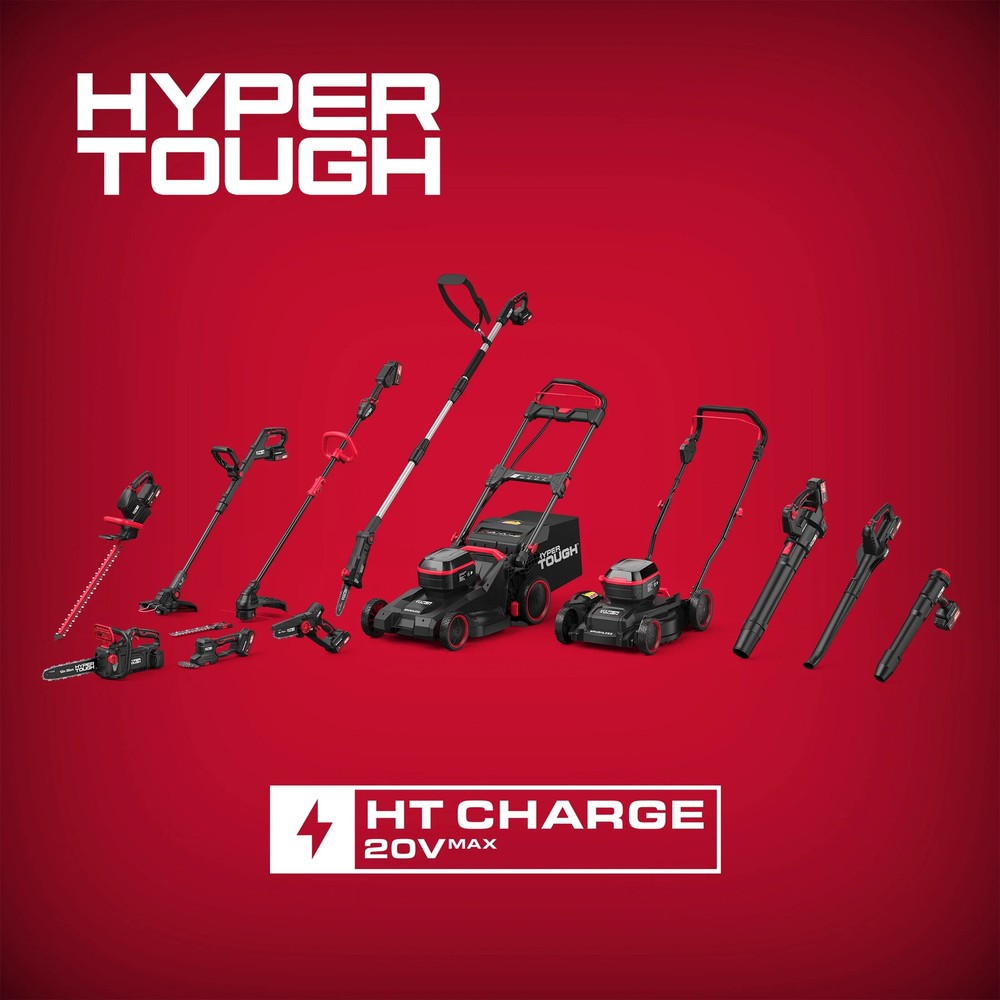 Hyper Tough 12" 20V Brushless Cordless String Trimmer with 20V Max 2.0Ah