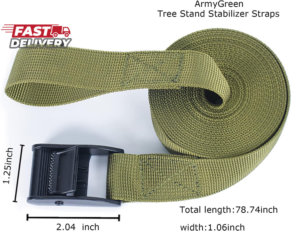 WILLWIN Tree Stand Stabilizer Straps, Tree Stand Accessories, Hunting Utility St