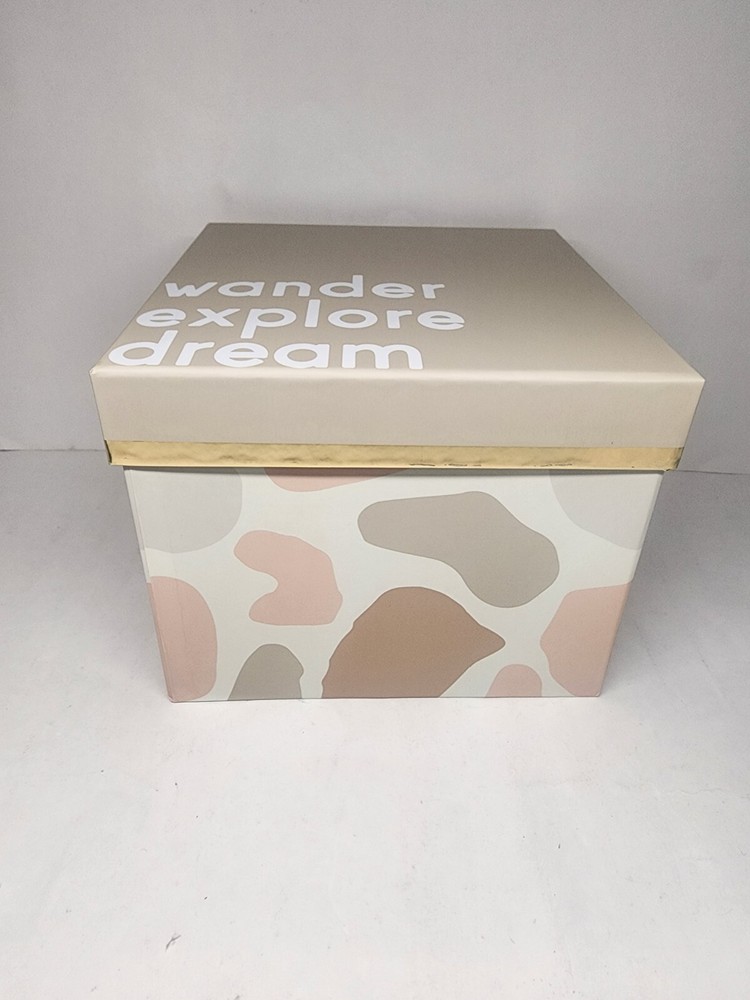 Small/Med/Large Decorative Square Gift Box's 5 Pcs Lot