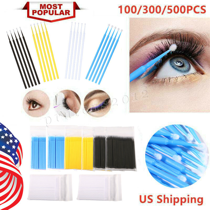 Dental Disposable Makeup Micro Applicator Brush Eyelash Extension Micro Brush