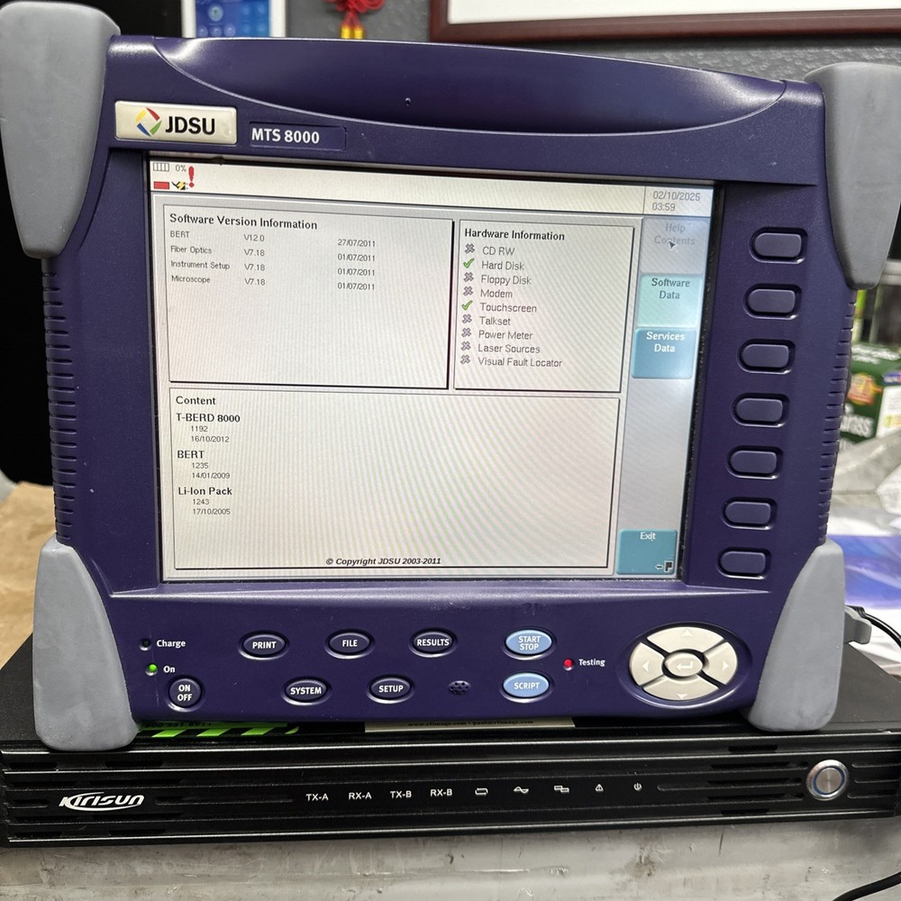 VIAVI/JDSU MT8000 With  Bert Module