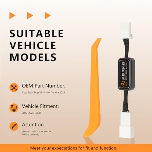 Auto Start Stop Eliminator for Tundra 2022-2025 Engine Auto Stop Disable Error