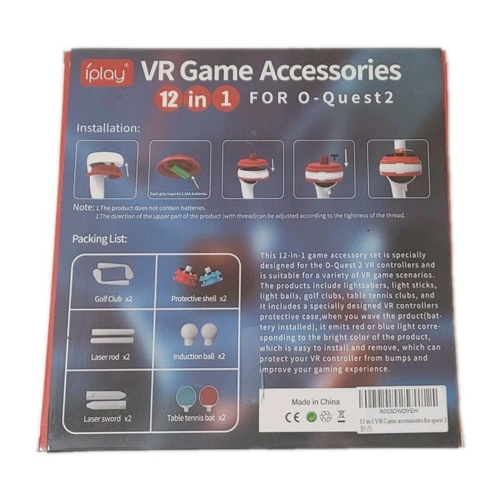 12-in-1 Accessory Set For Oculus Quest 2 | Controller Extenders & Accessories