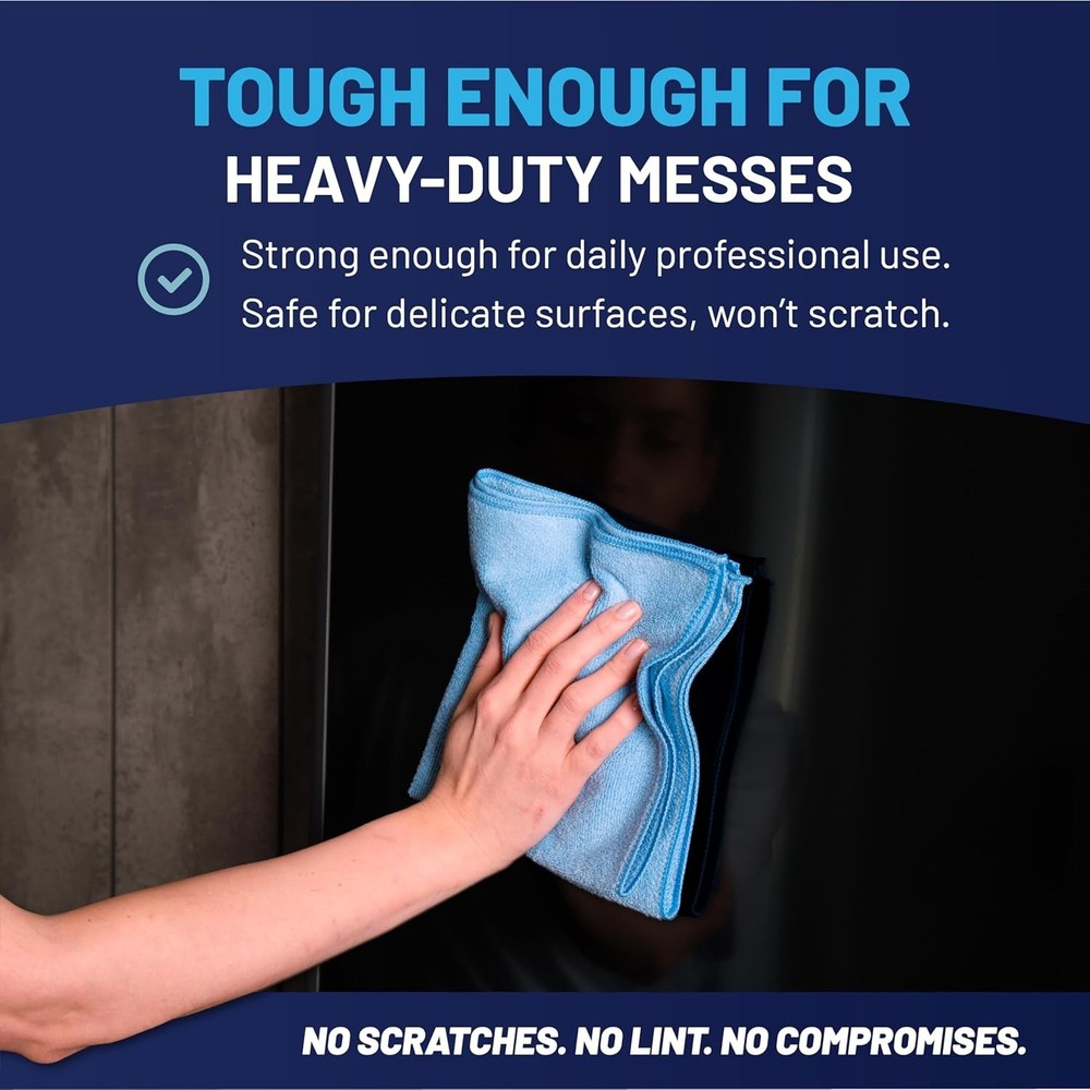 High Absorbent Cleaning Cloth 12-Pack