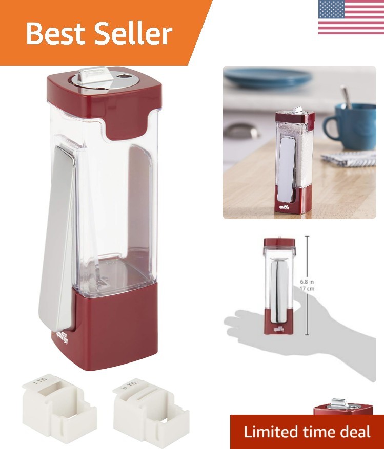 Zevro Pro Sugar 'N More Dispenser - Red