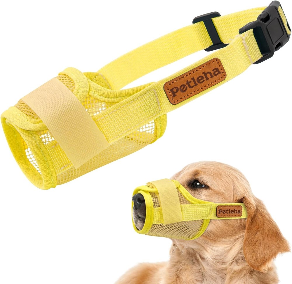 Soft Dog Muzzle Breathable Mesh Muzzle Small Medium Large Sized Dog Mouth Cover