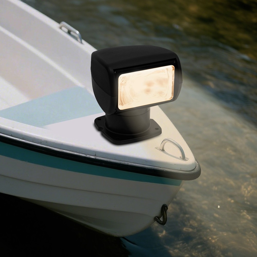 Boat Spotlight with Remote Control, Yacht Searchlight, 12V 100W Searchlight
