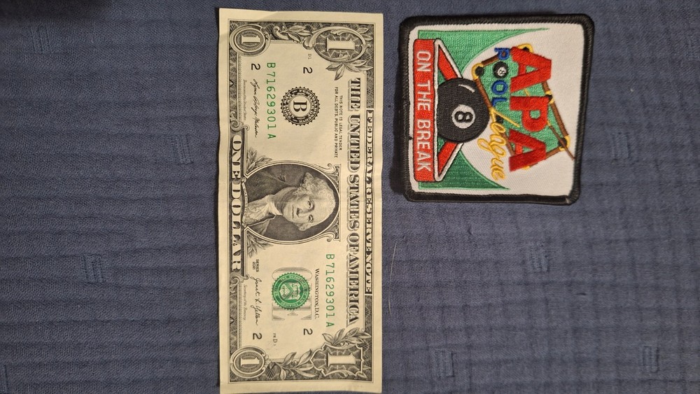 APA Pool Leagues ON THE BREAK patch. NEW