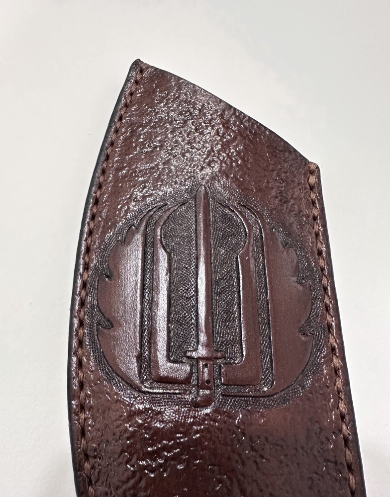 Strider SMF Leather Sheath Handcrafted.