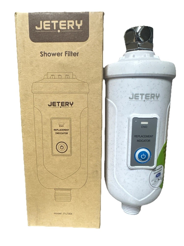 Shower Water Filter JETERY Filtration Filtered up to 99% Chlorine 8000 Gallons