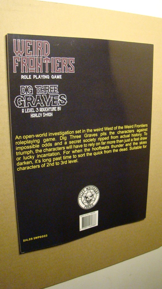 MODULE - DIG THREE GRAVES *NM/MT 9.8* DUNGEONS DRAGONS DUNGEON CRAWL CLASSICS