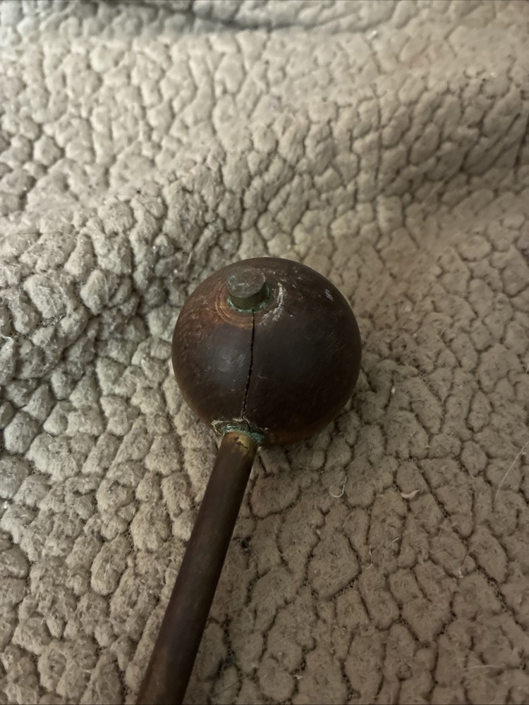 Muzzle Loader Ball Starter Vintage Brass & Wood