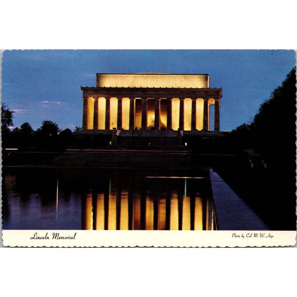 Lincoln Memorial Washington DC Postcard PC65