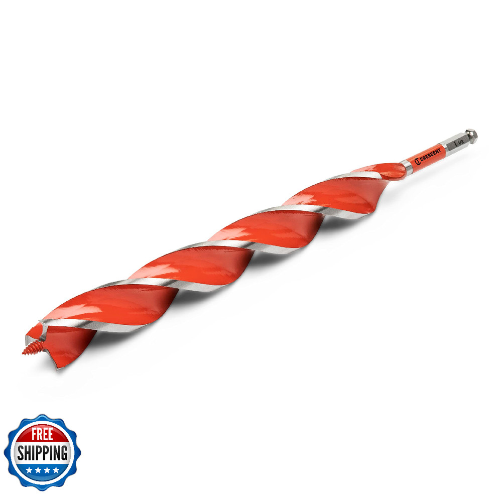 Crescent Solid Auger Drill Bit 17x1.5 inches