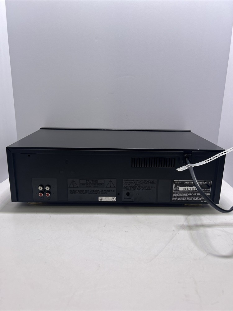 Denon DRW585 Precision Audio Component Dual Cassette Deck Player/Recorder