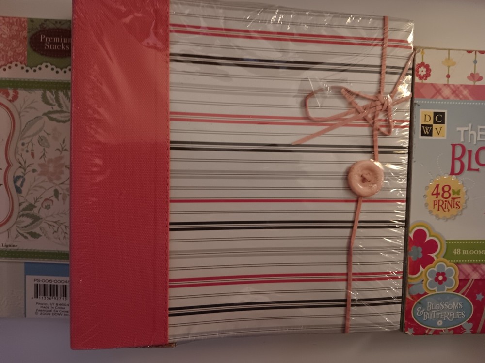 Blossoms & Butterflies Stack 8x8 and Garden Party Stack& book