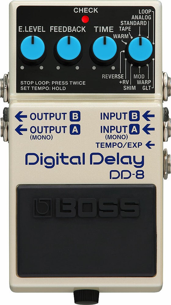 New Boss DD-8 Digital Delay Guitar Effects Pedal